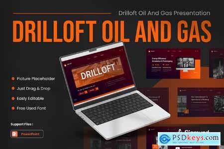 Drilloft Oil And Gas Powerpoint Template