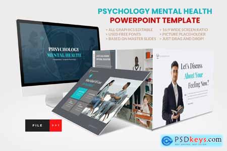 Psychology Mental Health Powerpoint Template