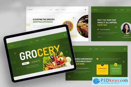 Grocriva Grocery Powerpoint Template