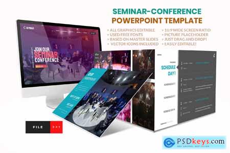 Seminar Conference Event PowerPoint Template