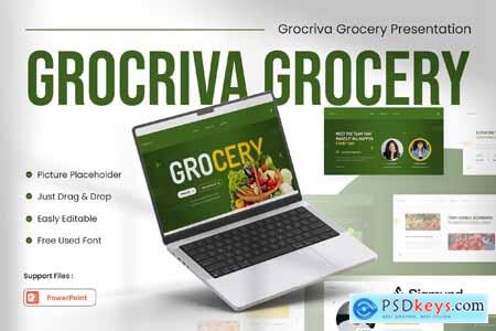 Grocriva Grocery Powerpoint Template