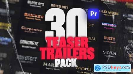 3D Text Titles Teaser Trailer Pack for Premiere Pro 54340153