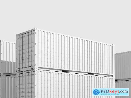 Shipping Container Mockup