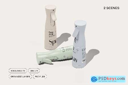 Spray Bottle Mockup