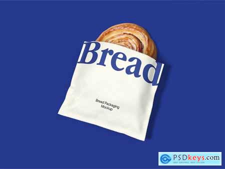 Bread Paper Bag Mockup