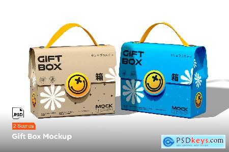 Gift Box Mockup