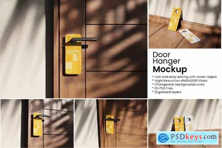 Door Hanger Mockup