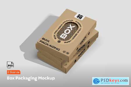 Box Packaging Mockup 5L6KHPE