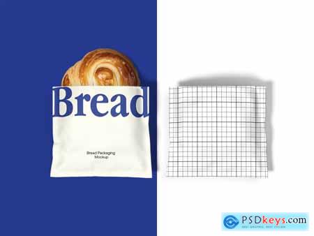 Bread Paper Bag Mockup