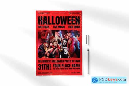 Happy Halloween Flyer Templates D3U6KYK