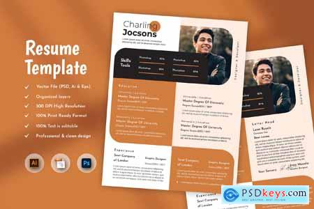 Pick Creative Resume & CV Template