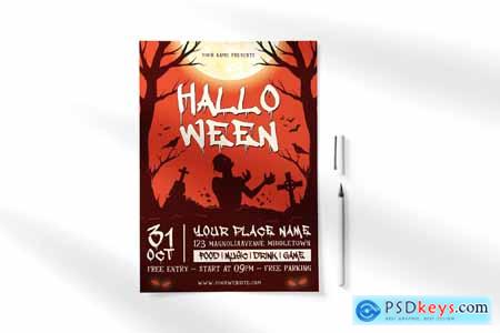 Happy Halloween Flyer Templates QTYX9TQ