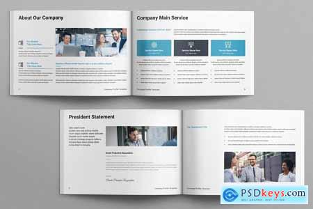 Company Profile Template Landscape