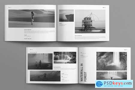 Photography Portfolio Layout Design Landscape