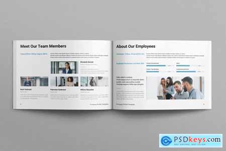 Company Profile Template Landscape