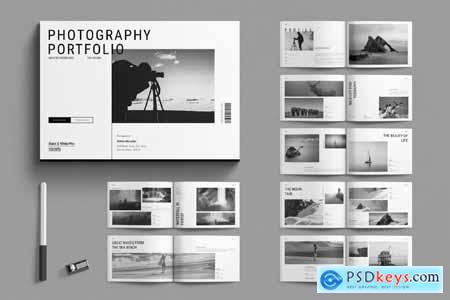 Photography Portfolio Layout Design Landscape