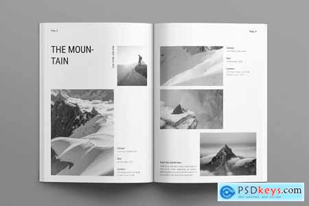 Photography Portfolio Layout Design Template