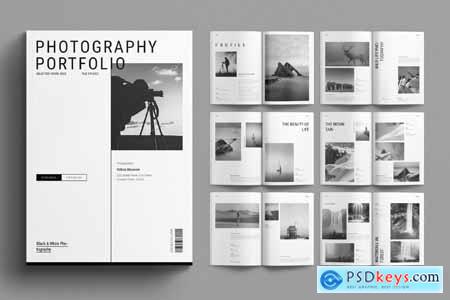 Photography Portfolio Layout Design Template