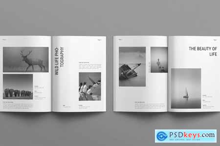 Photography Portfolio Layout Design Template