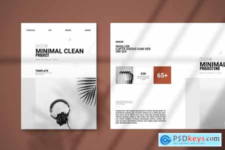 Minimal Clean Project Brochure Template