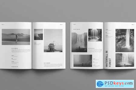 Photography Portfolio Layout Design Template