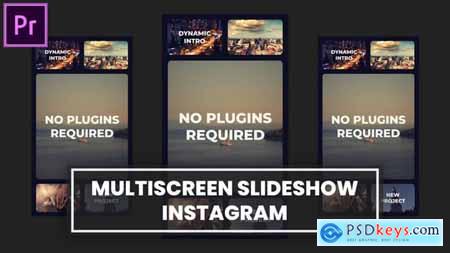 Multiscreen Instagram Slideshow MOGRT for Premier Pro 54347008