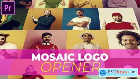 Mosaic Logo Opener MOGRT for Premier Pro 54346972