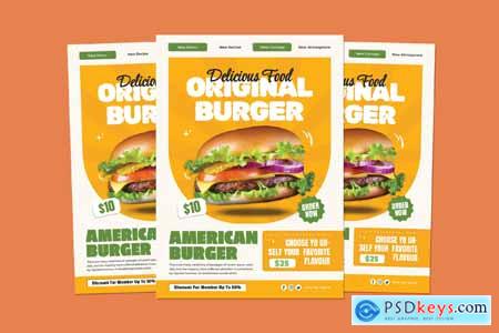 Burger Menu Template Flyer