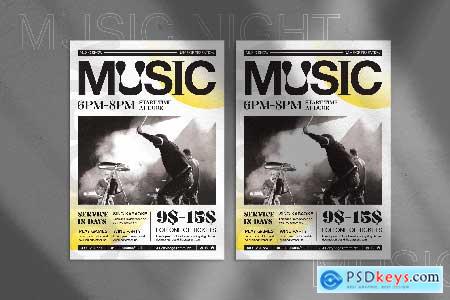 Night Music Flyer Y36PVAJ