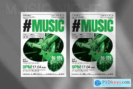 Night Music Flyer JJBRB9E