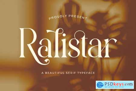 Ralistar Beautiful Serif Font