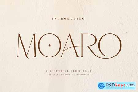 Moaro Beautiful Serif Font