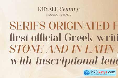 Royale Century Graceful Serif Font