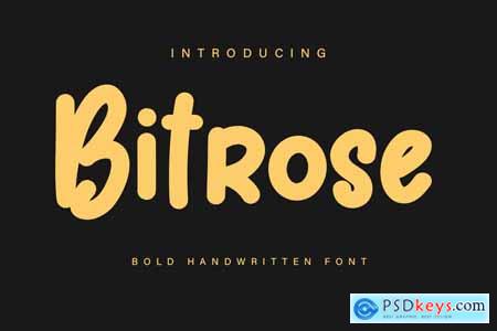 Bitrose - HAndwritten FOnt