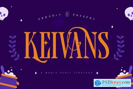 Keivans - A Magic Serif Typeface