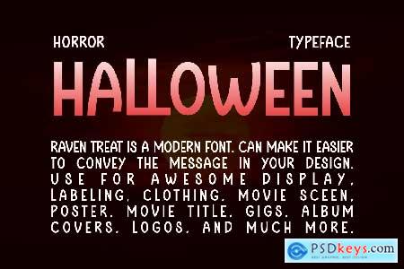 Raven Treat - Halloween Font