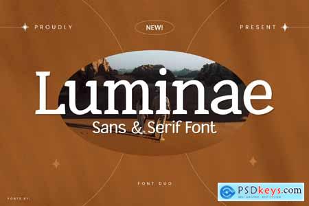 Luminae - Sans and Serif Font