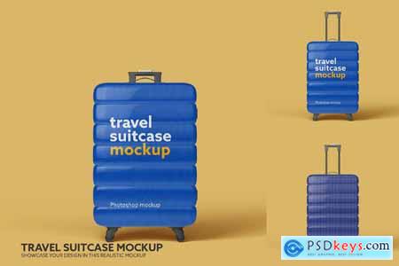 Travel Suitcase Mockup