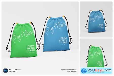 Purity Drawstring Bag Mockup