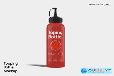 Topping Bottle Mockup