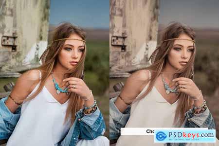 20 Golden Boho Lightroom Presets and LUTs