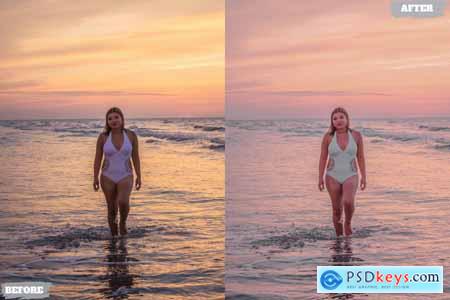 Pastel Peach Lightroom Presets Dekstop and Mobile