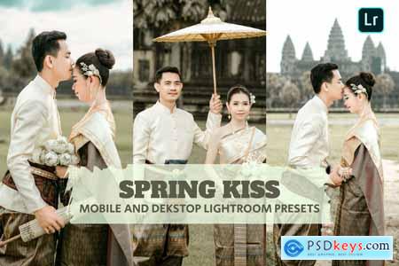 Spring Kiss Lightroom Presets Dekstop and Mobile