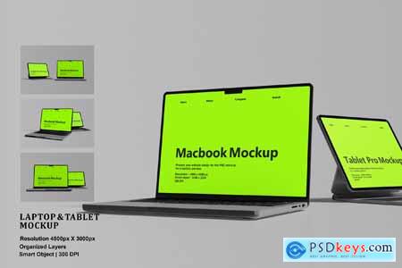 Laptop & Tablet Mockup