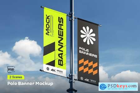 Pole Banner Mockup