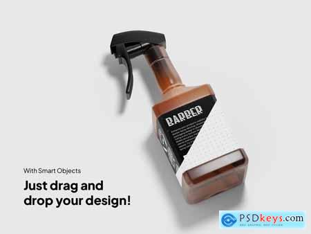 Spray Bottle Mockup