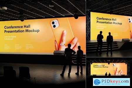 Conference Hall Presentation Mockup