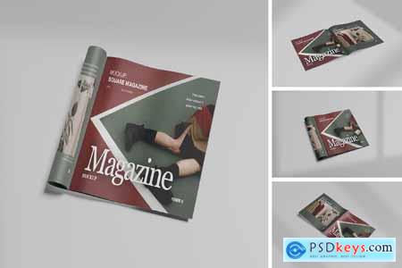 Square Magazine Mockup 2GMHXDY