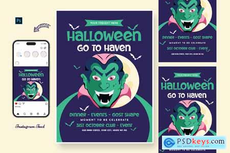 Cookies Halloween Day Flyer Template