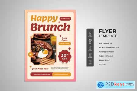 Happy Brunch Flyer